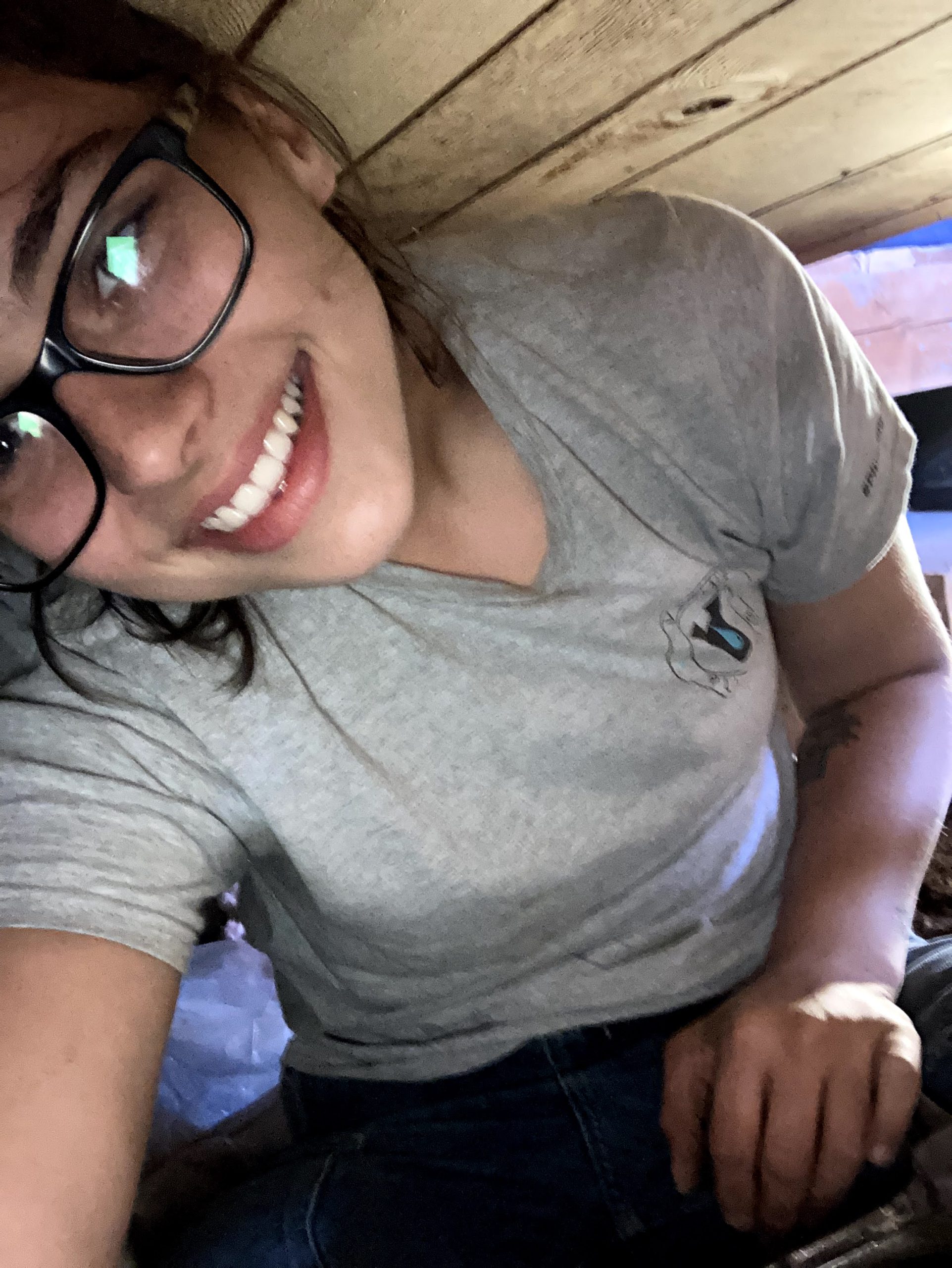 Woman plumber in crawlspace sherwood oregon