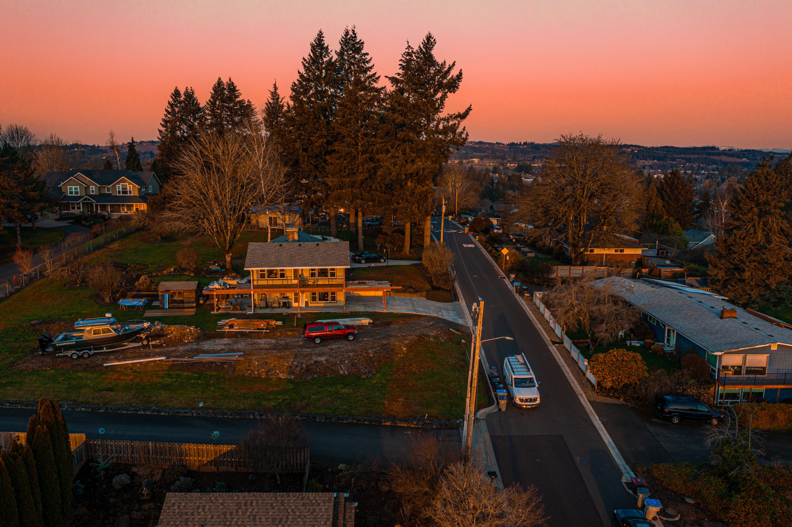 Sherwood Oregon Job site plumbing van