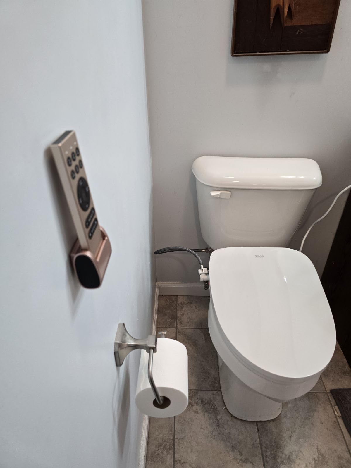 Nova Eco Bidet Seat with instant warm water and stainless remote